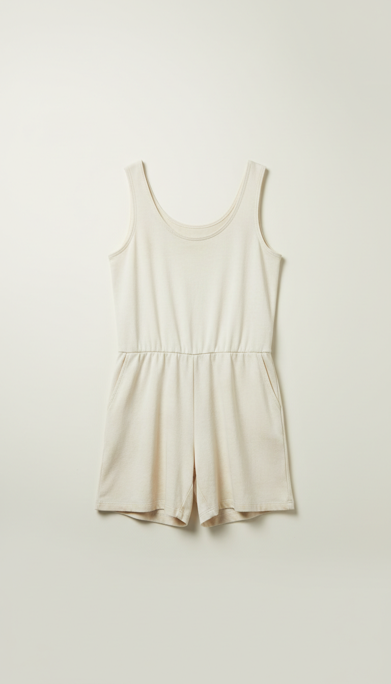 Romper With Snap Leg Closures