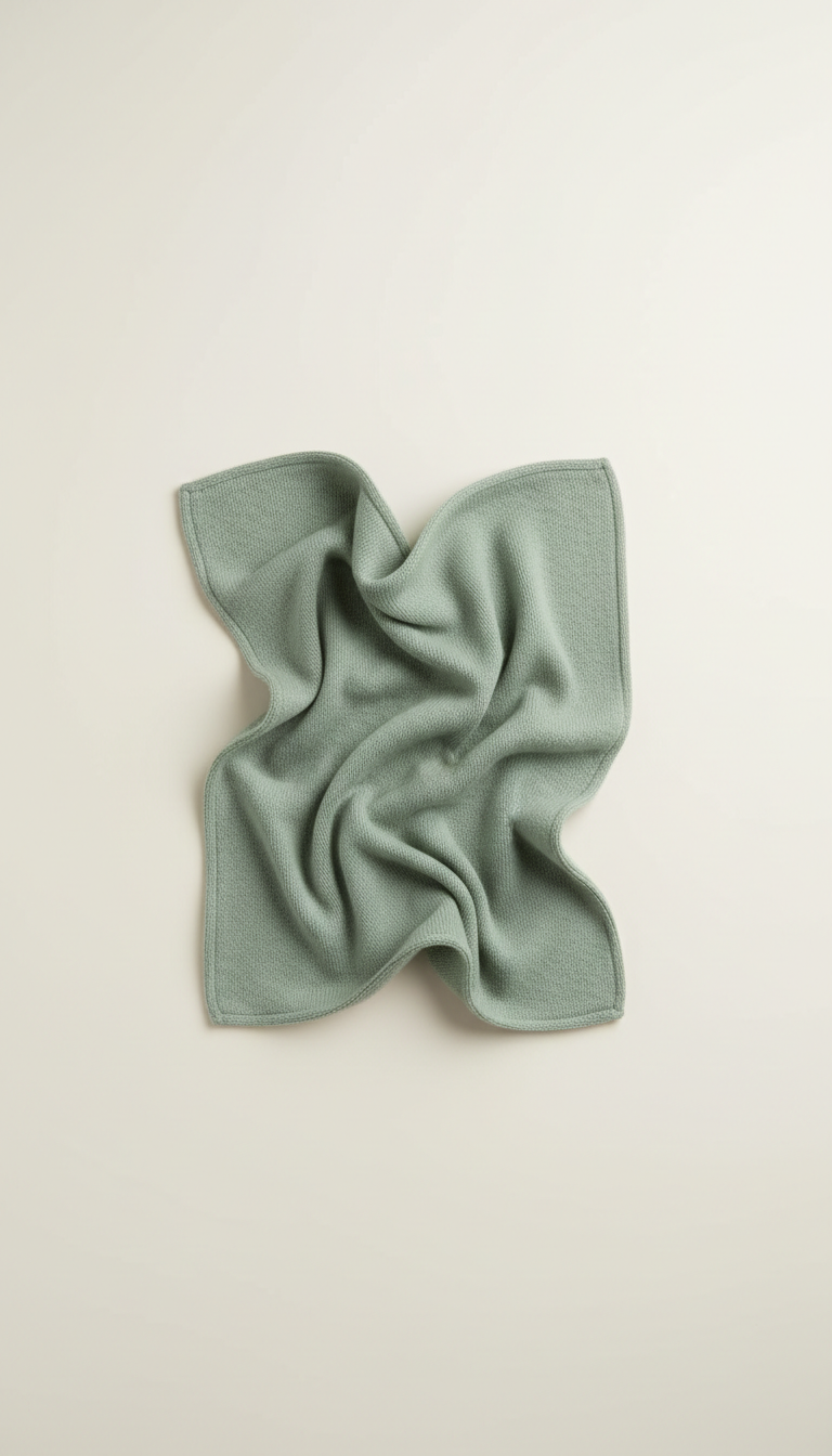 Blanket In Warm White Cotton
