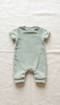 Minimalist Button-Front Romper